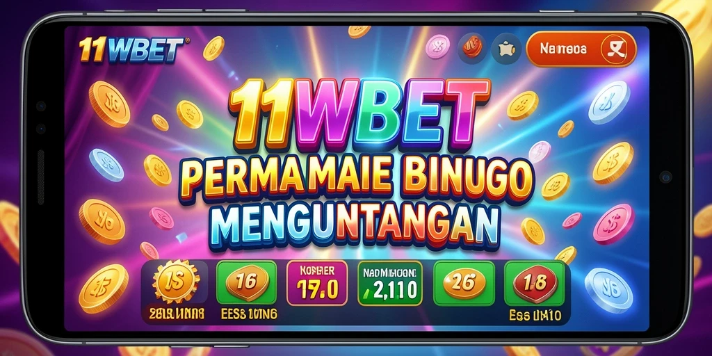 Tampilan gameplay seru dari 11WBET dengan interaksi Bingo yang menarik.