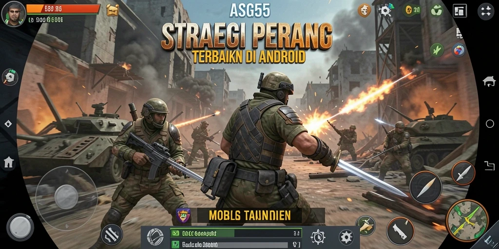 Tampilan gameplay seru dan menegangkan di ASG55.