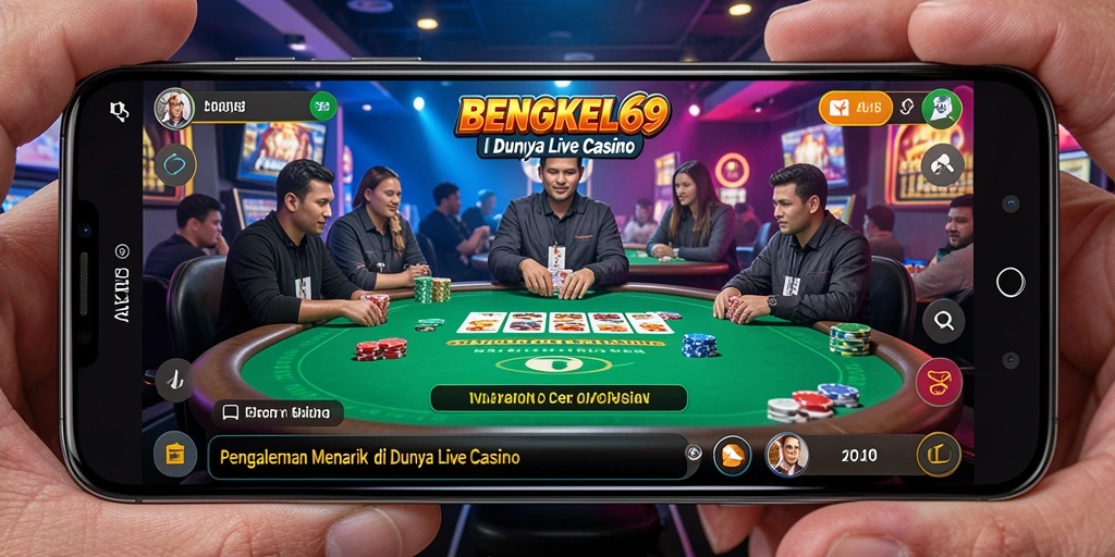 Tampilan menarik dari gameplay BENGKEL69 di Live Casino