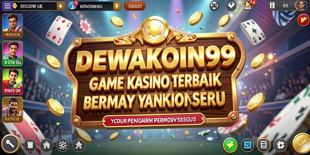 Screenshot gameplay seru dari DEWAKOIN99 yang menggambarkan suasana kasino.