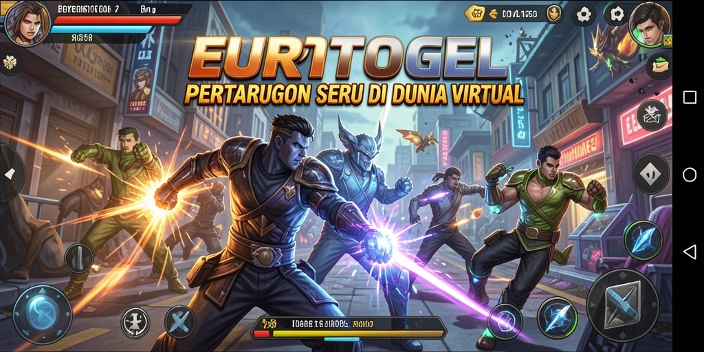 Tampilan gameplay seru dan mendebarkan di EUROTOGEL.