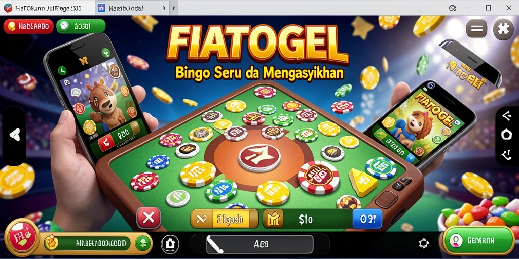 Tampilan gameplay Bingo yang seru dan interaktif di FIATOGEL.