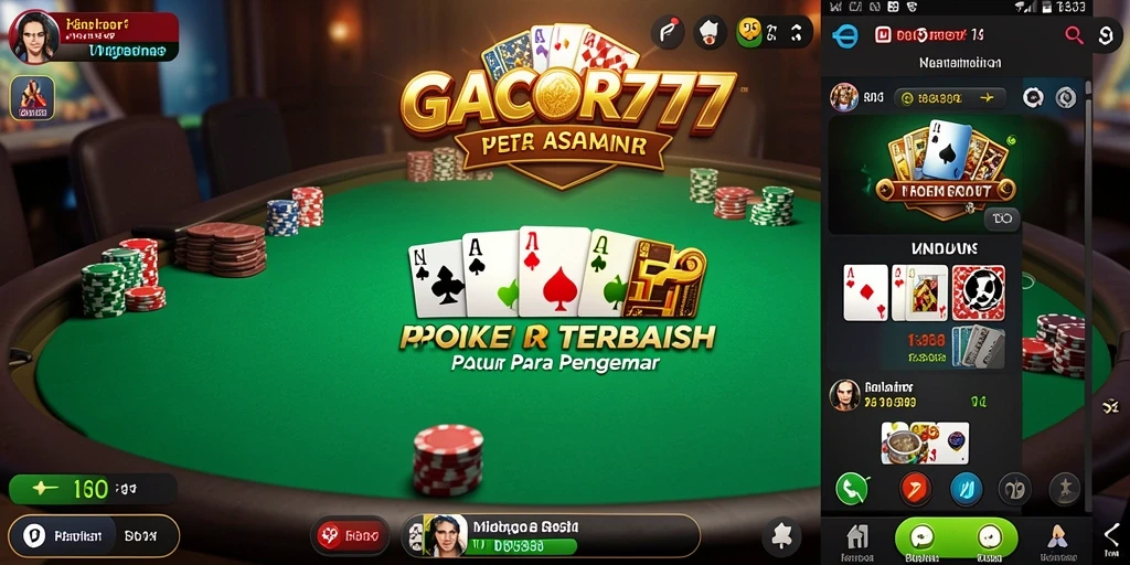 Tampilan menarik dari gameplay Poker di GACOR777 yang membuat ketagihan.
