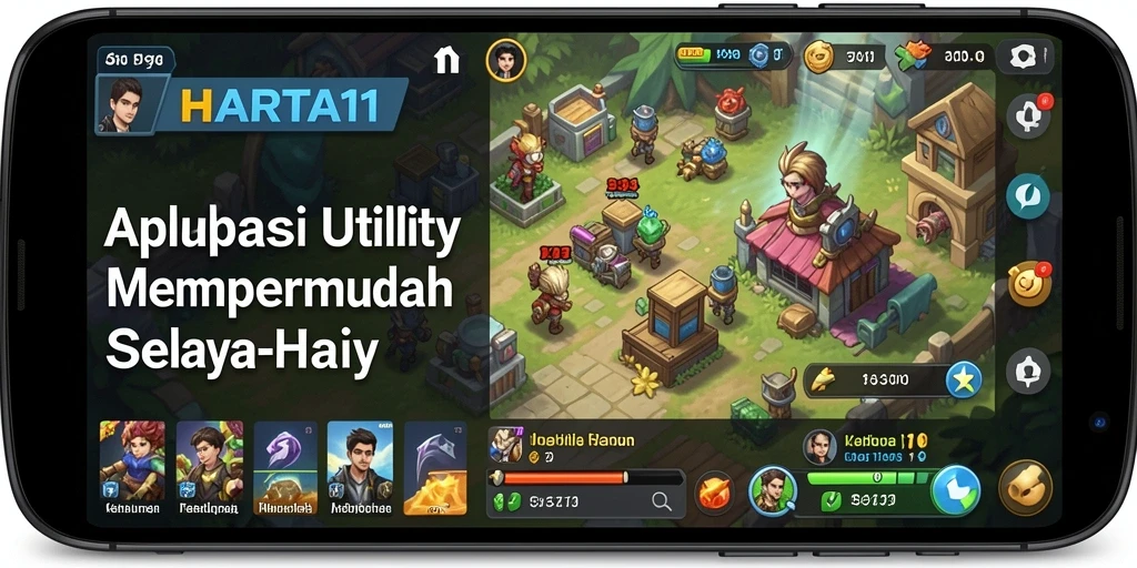 Menggambar antarmuka HARTA11 yang intuitif dan memudahkan pengguna.