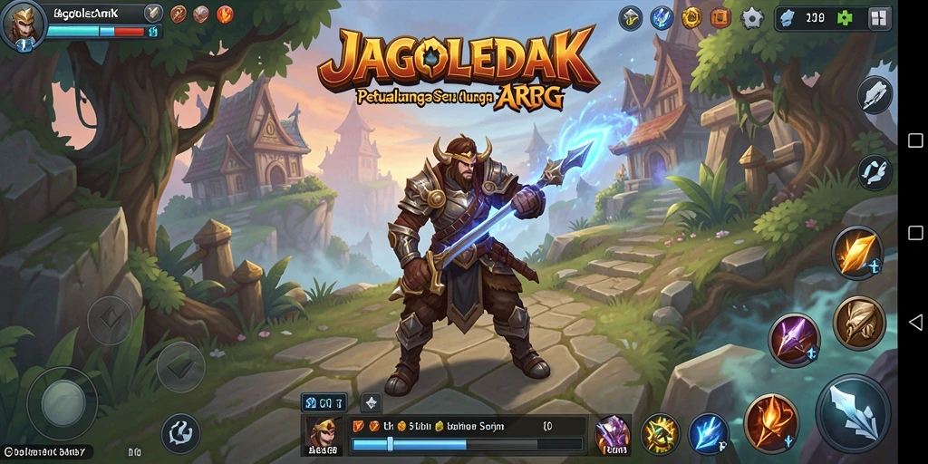 Gameplay mendebarkan di dunia JAGOLEDAK