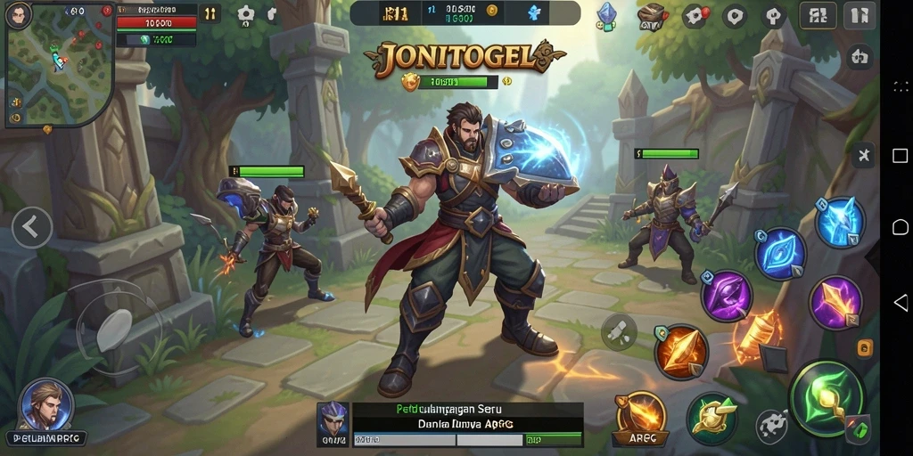 Tampilan gameplay menakjubkan dari JONITOGEL yang penuh aksi.