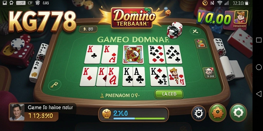 Tampilan menakjubkan dari gameplay Domino di KG778.