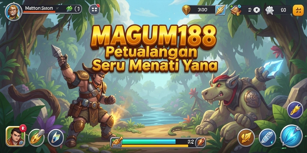 Tampilan gameplay MAGNUM188 yang penuh aksi dan petualangan.