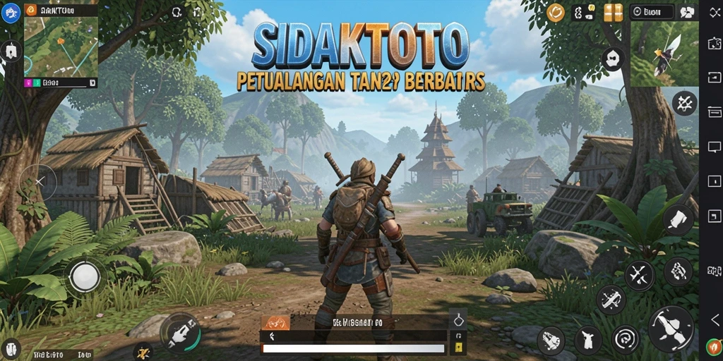 Tangkapan layar gameplay yang menunjukkan keindahan dunia Open World