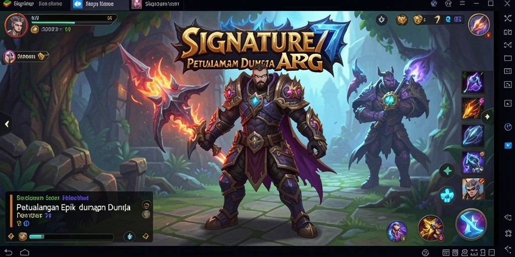Tampilan menakjubkan dari gameplay <strong>SIGNATURE77</strong> yang penuh aksi dan petualangan.