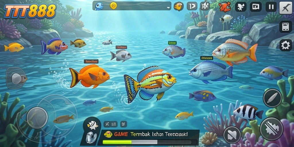 Gameplay seru Tembak Ikan di TTT888.